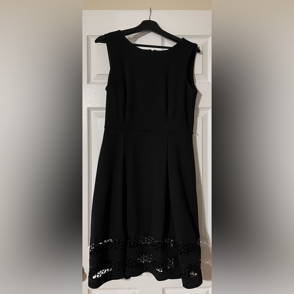 Calvin Klein Classic Black Midi Dress - Picture 1 of 2